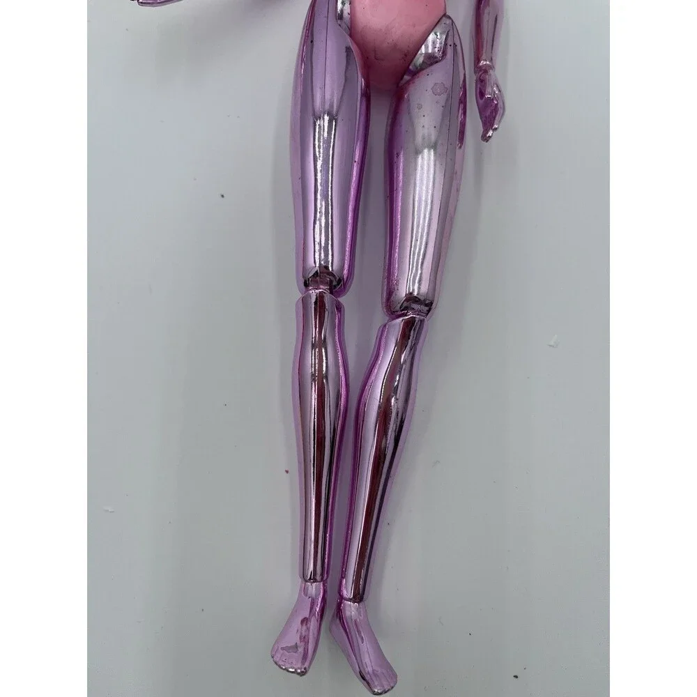 Vintage 1986 Mattel Spectra Lacy Spacy Doll Pink Chrome Cyborg Shimmerons 80s